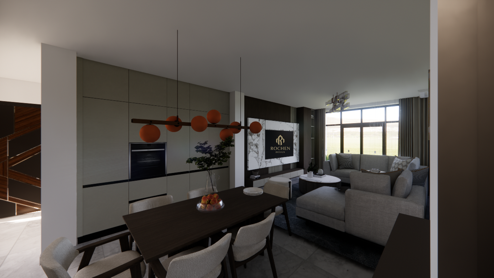 Sophisticated Modern F3 Apartment Interior Design - Image 5