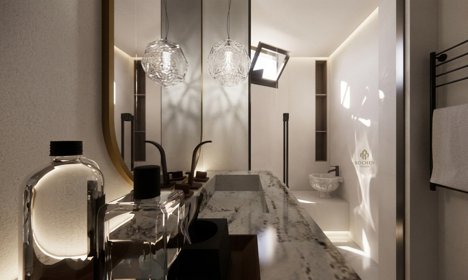 Sophisticated Modern F3 Apartment Interior Design - Image 12